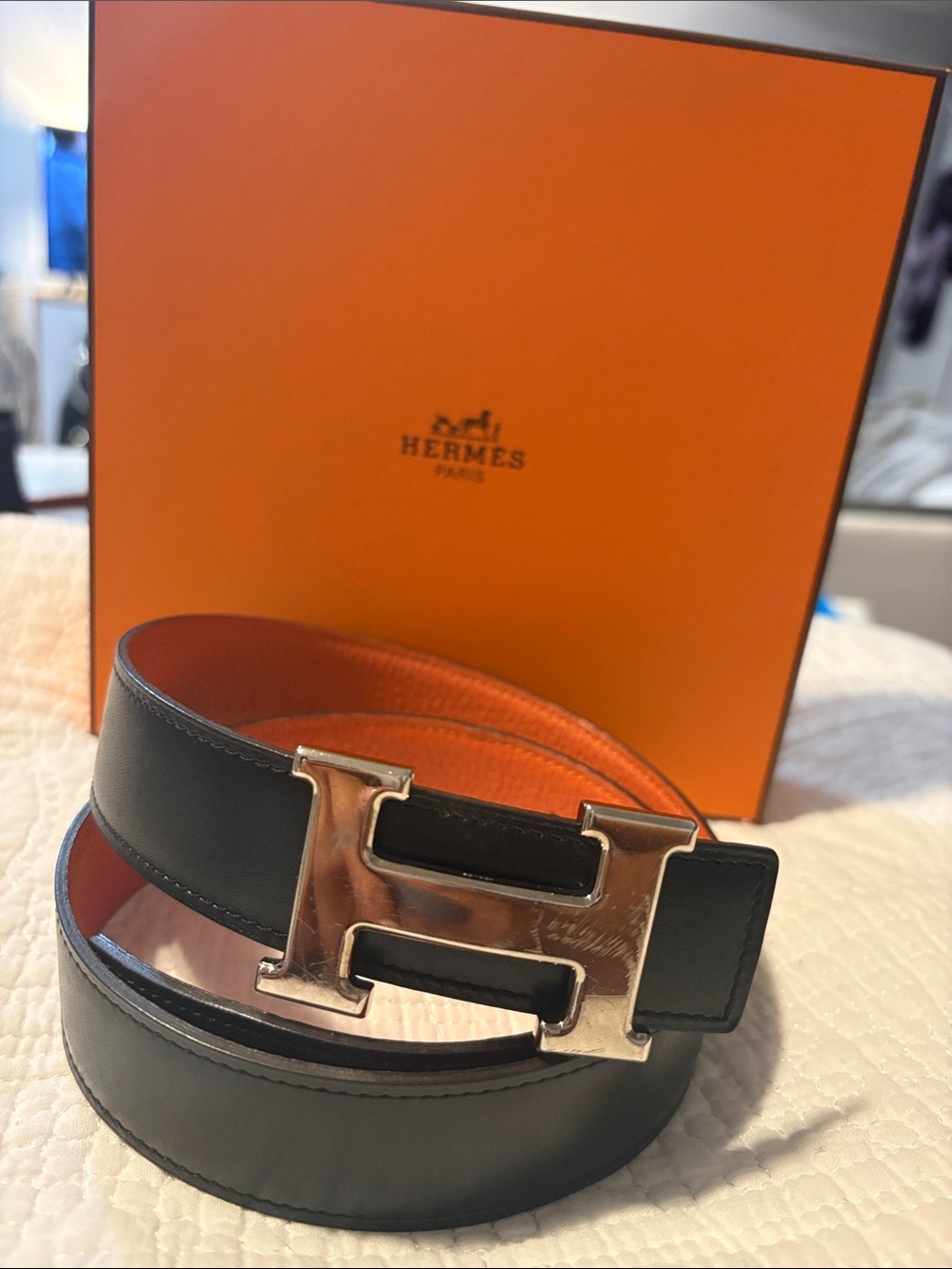 Hermes Reversible Women’s Leather Belt